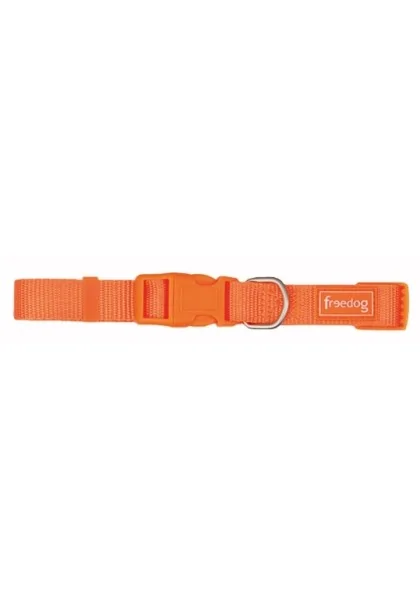 Collares Perro  Collar Nylon Basic NARANJA 10mm