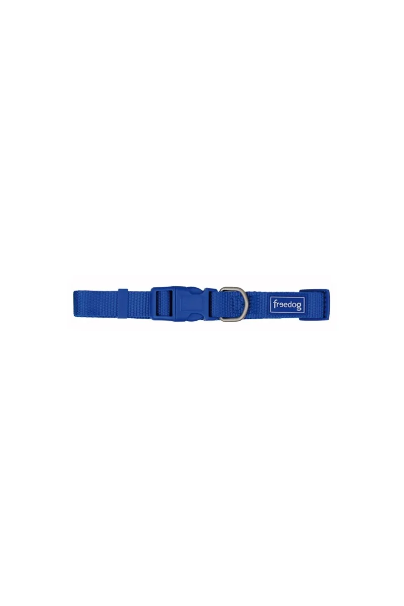 Collares Perro  Collar Nylon Basic AZUL 10mm