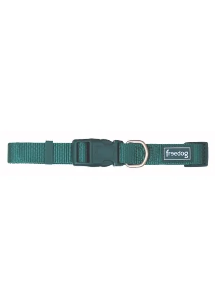 Collares Perro  Collar Nylon Basic VERDE 10mm