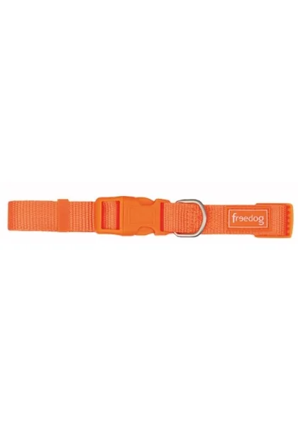 Collares Perro  Collar Nylon Basic NARANJA 15mm