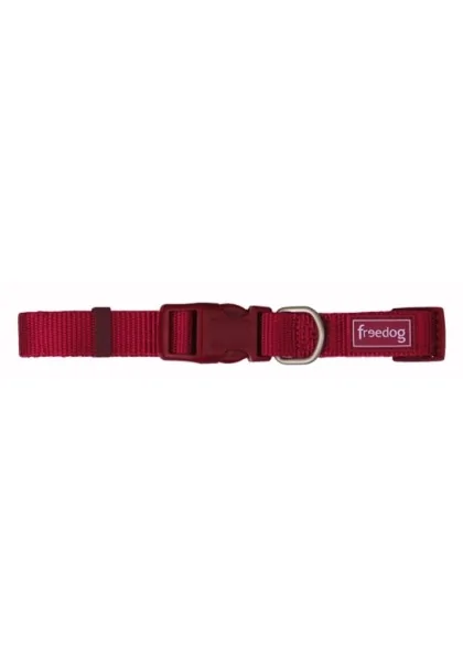 Collares Perro  Collar Nylon Basic GRANATE 25mm