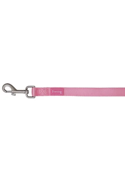 Ramales Perro  Tirador Nylon Basic ROSA 15mm