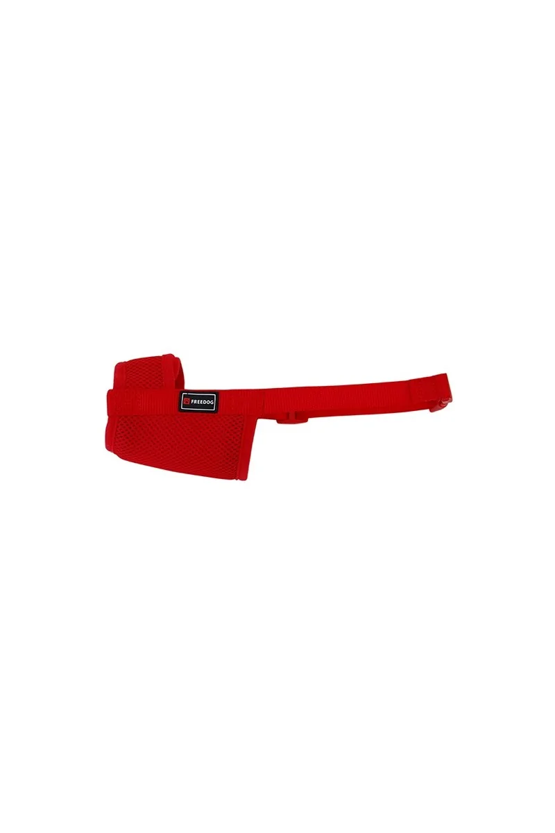 Bozales Perro  Bozal Nylon Soft Rojo T-XS *DX*