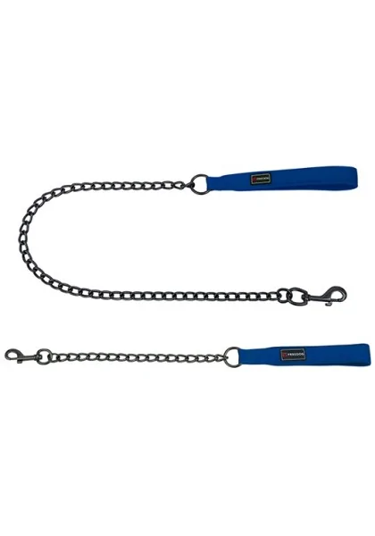 Ramales Perro  Cadena Metálica Gun 3,5mm x 100cm AZUL