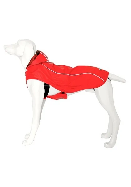 Ropas Impermeables Perro  Abrigo Impermeable Artic 40cm Rojo