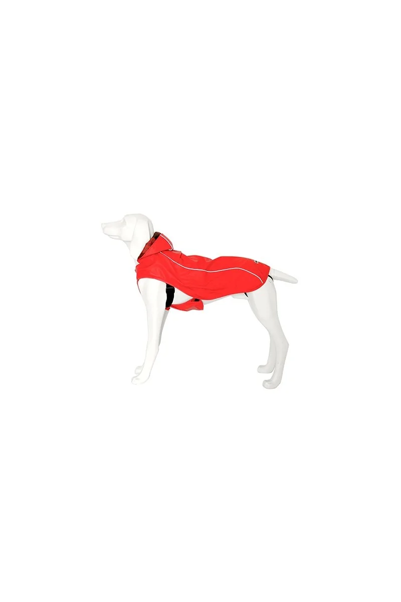 Ropas Impermeables Perro  Abrigo Impermeable Artic 40cm Rojo