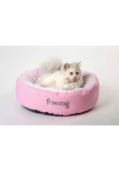 Camas Gato,Perro  Donut Refrescante Rosa 65cm