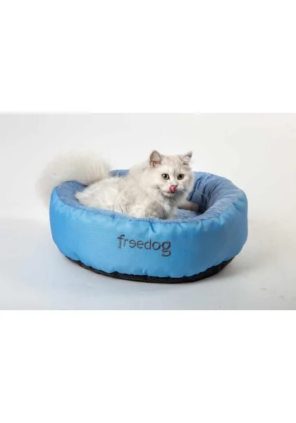 Camas Gato,Perro  Donut Refrescante Azul Cielo 65cm