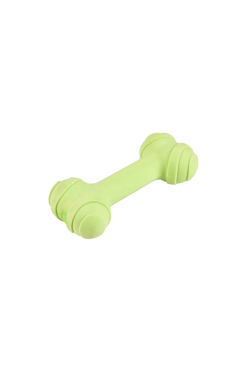 Juguetes Flotantes Perro  Hueso Flotante 17cm Verde Lima