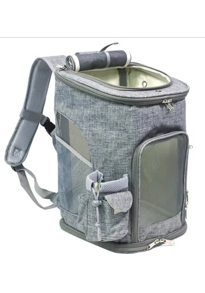 Bolsos Gato,Perro  Mochila K2 Pro Gris 27 x 27 x 43cm