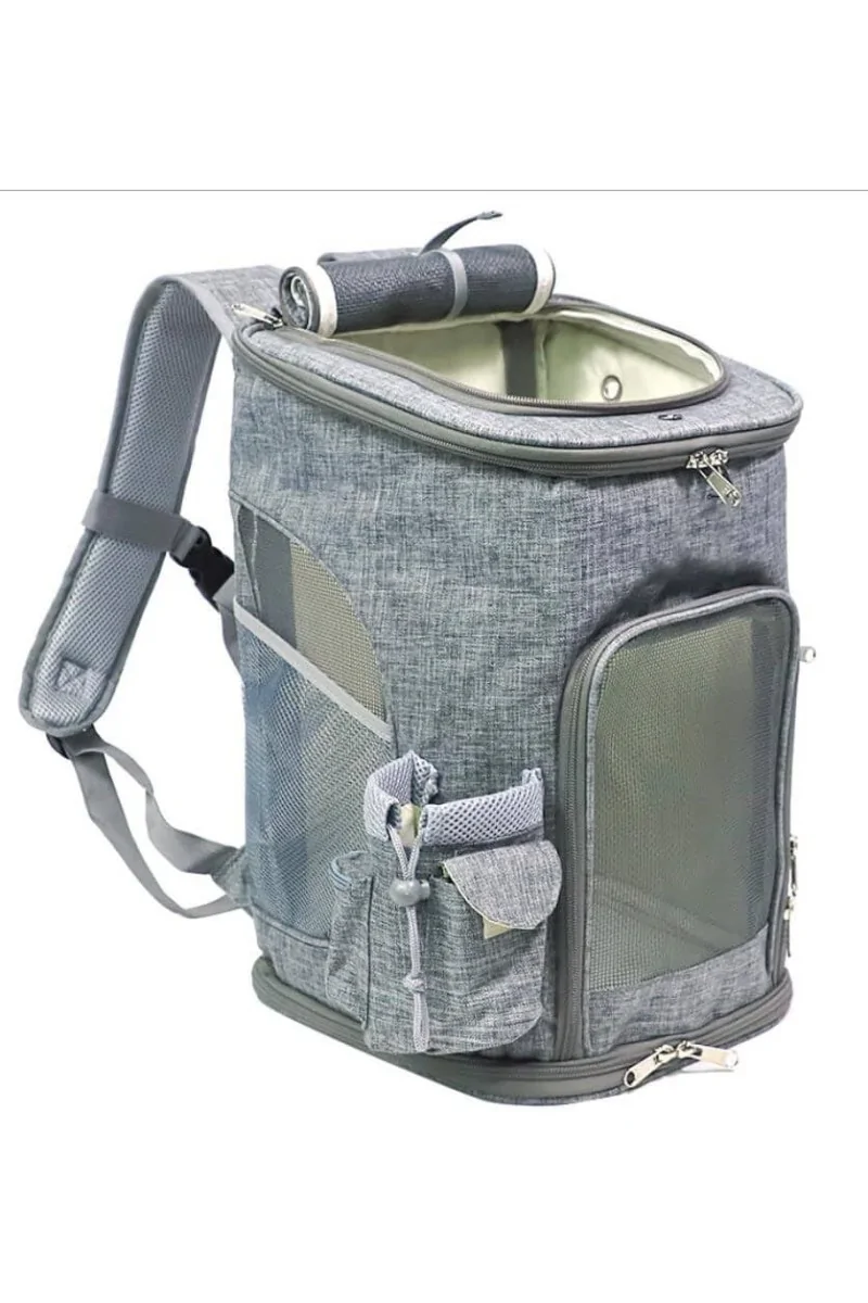 Bolsos Gato,Perro  Mochila K2 Pro Gris 27 x 27 x 43cm