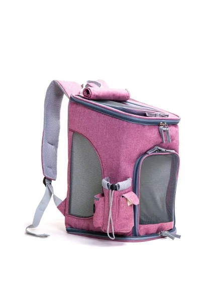 Bolsos Gato,Perro  Mochila K2 Pro Fucsia 27 x 27 x 43cm