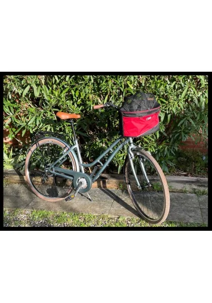 Transportines Gato,Perro  Bike Bag 38 x 28 x 36cm Rojo