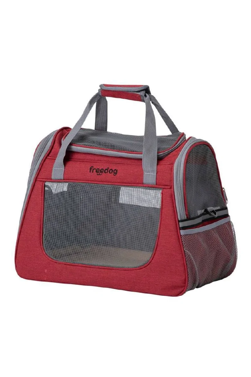 Bolsos Gato,Perro  Transportin LAX Rojo 45x25x35cm