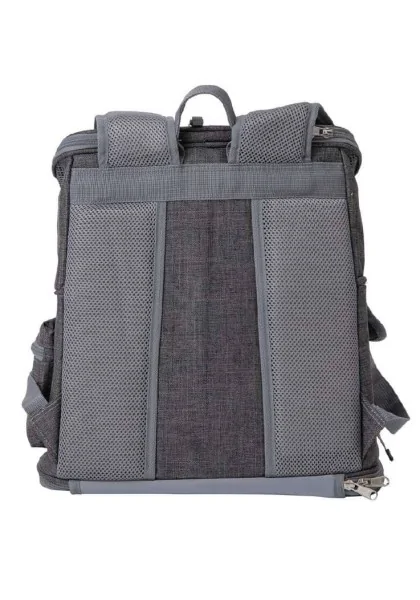 Bolsos Gato,Perro  Mochila Makalu Gris Oscuro 40x36x28