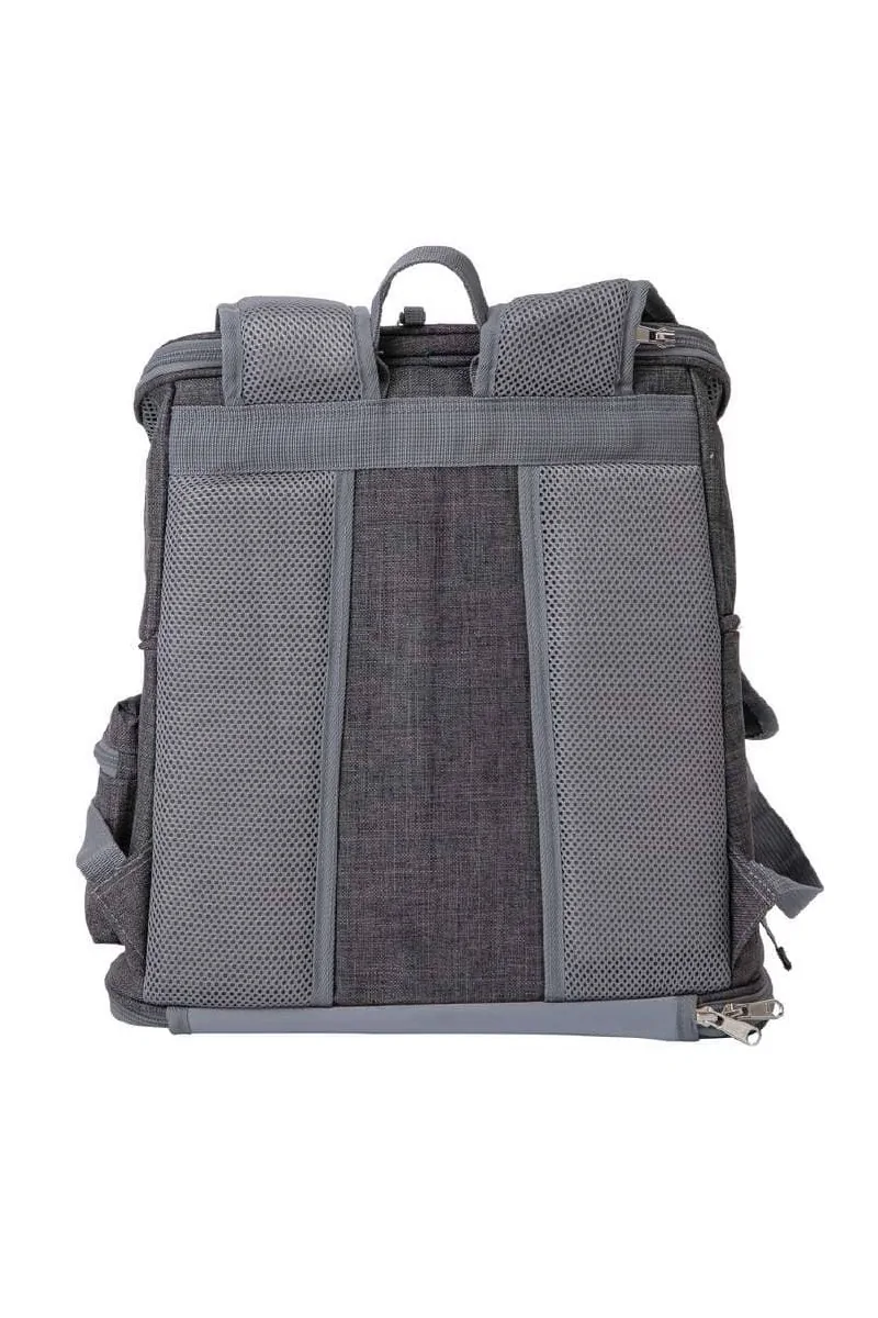 Bolsos Gato,Perro  Mochila Makalu Gris Oscuro 40x36x28