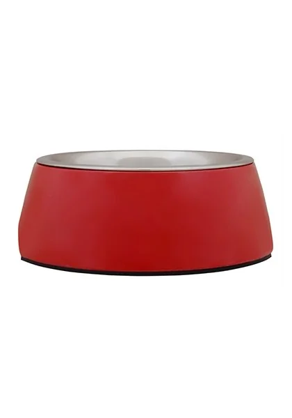 Comederos Gato,Perro  Bowl Melamina Inox Rojo S 13cm  210ml