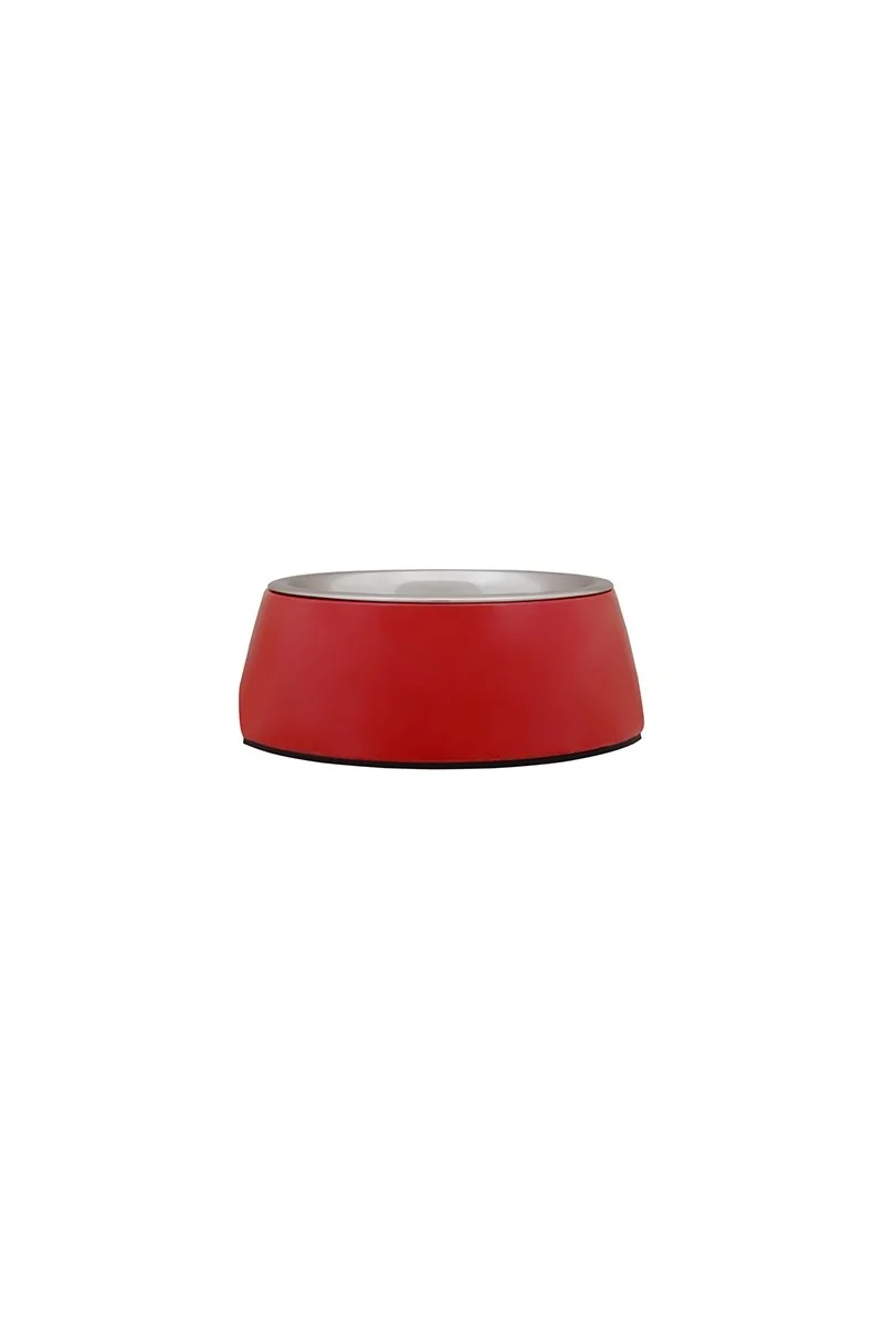 Comederos Gato,Perro  Bowl Melamina Inox Rojo S 13cm  210ml