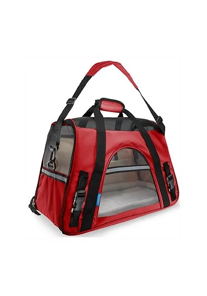 Transportines Gato,Perro  Transportin Fly Rojo 48x25x33cm