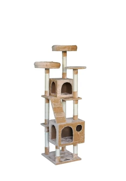 Arbol Gato  Rascador Stairs Beige 40x35x140cm