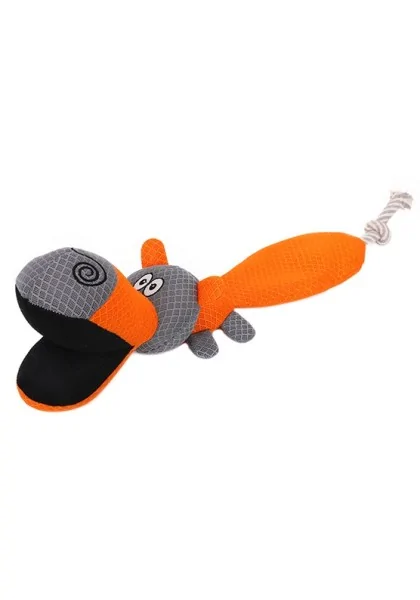 Juguetes Antiestres Perro  Juguete Happy Dog Hippo Naranja 51cm