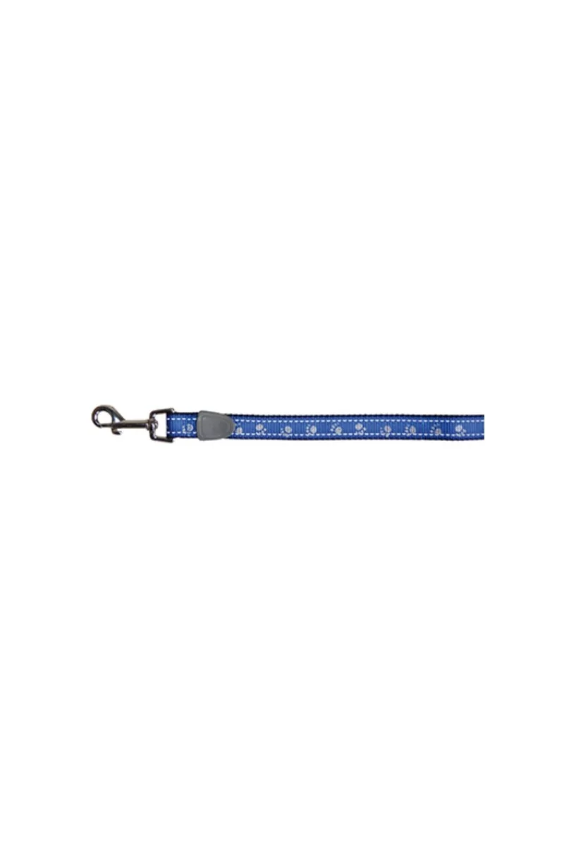 Ramales Perro  Correa nylon reflectante 15mm AZUL *DX*