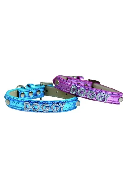 Collares Perro  Collar Brightdoggy AZUL 10mm *DX*