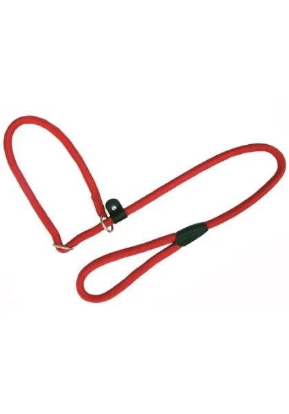 Collares Perro  Collar-Tirador Nylon Round Rojo 8x120cm