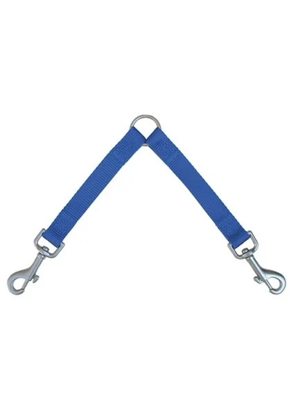 Ramales Perro  Tirador Nylon Duo XL Azul 15mmx30cm