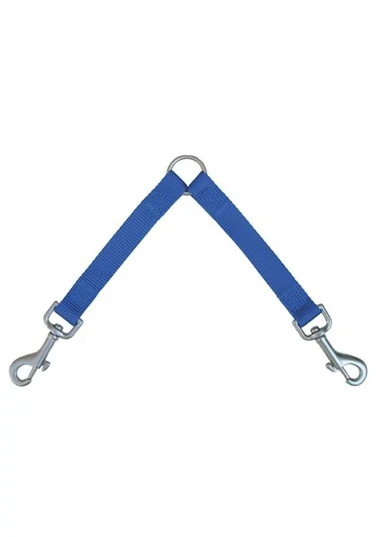 Ramales Perro  Tirador Nylon Duo XL Azul 20mmx45cm