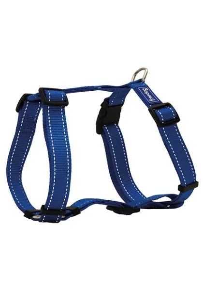 Arneses Perro  Arnés nylon reflect AZUL 10mm