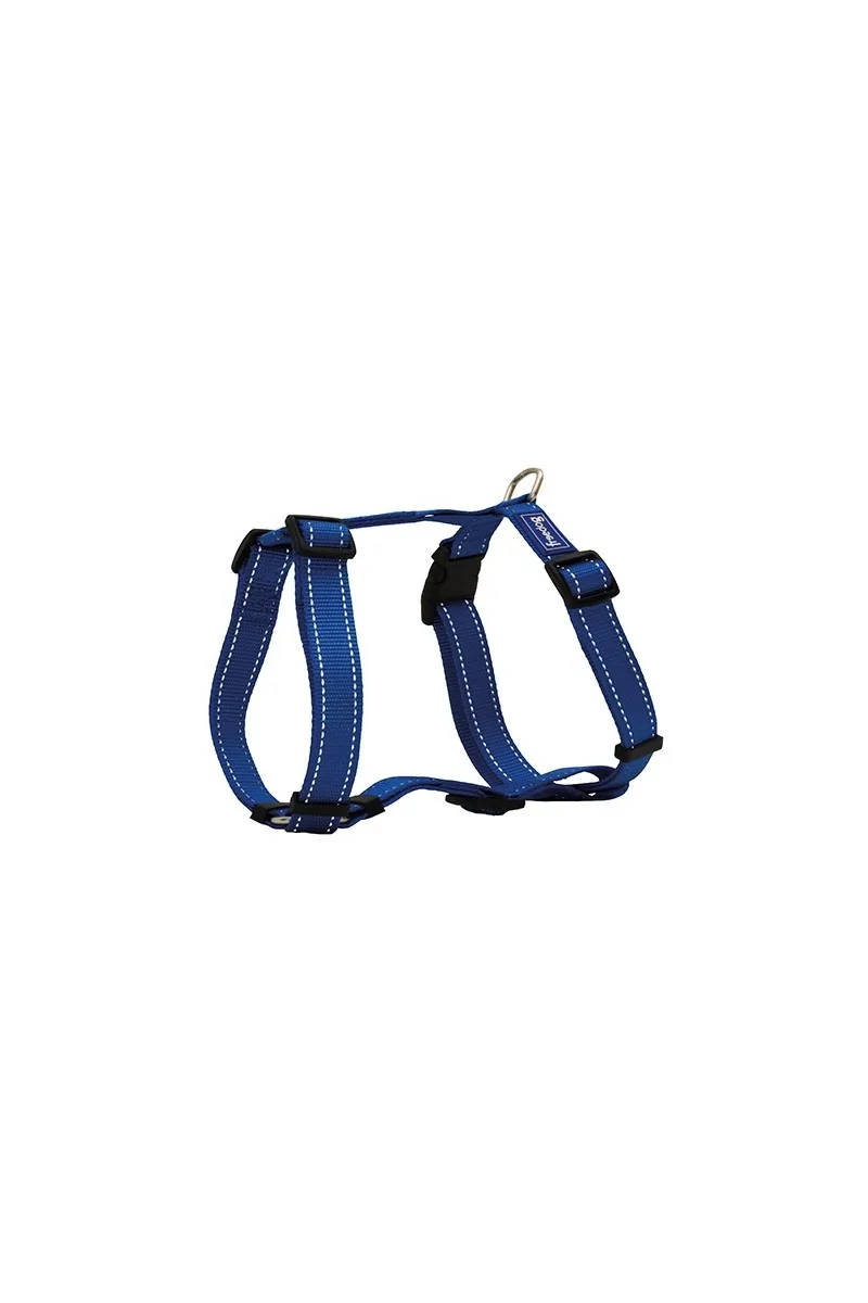 Arneses Perro  Arnés nylon reflect AZUL 10mm