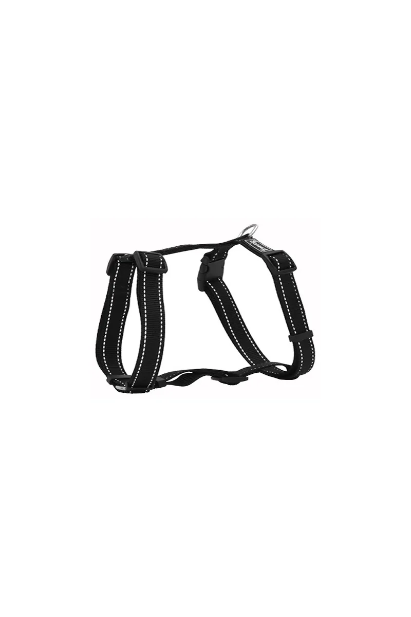 Arneses Perro  Arnés nylon reflect NEGRO 10mm