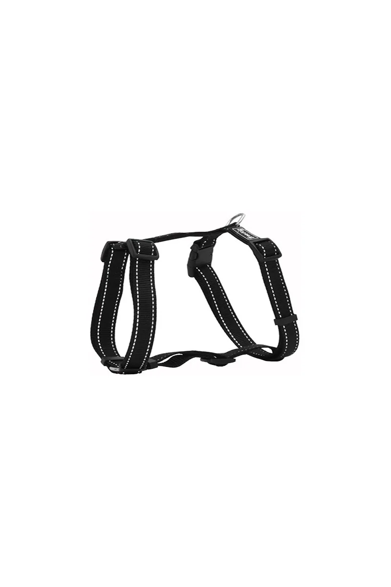 Arneses Perro  Arnés nylon reflect NEGRO 20mm