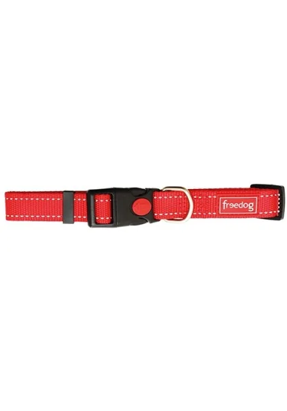 Collares Perro  Collar nylon reflect ROJO 10mm