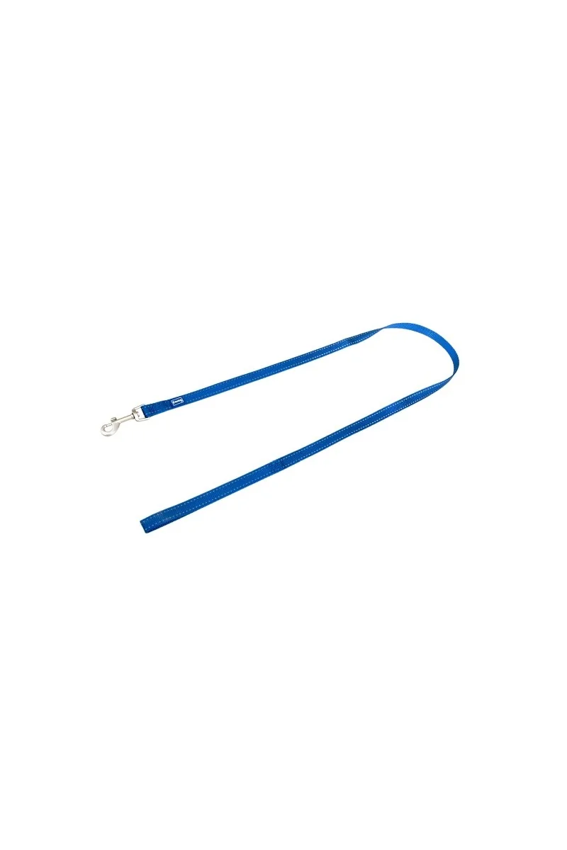 Ramales Perro  Tirador nylon reflect AZUL 15mm