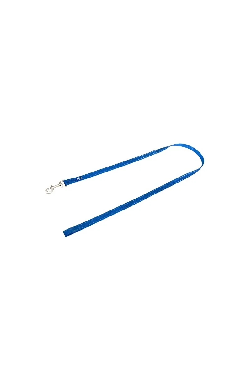 Ramales Perro  Tirador nylon reflect AZUL 20mm