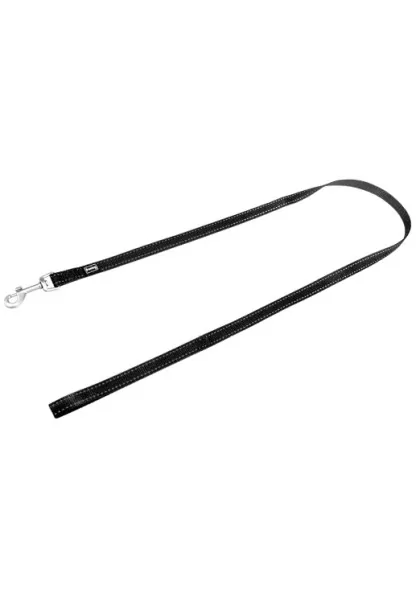 Ramales Perro  Tirador nylon reflect NEGRO 10mm