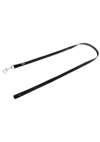 Ramales Perro  Tirador nylon reflect NEGRO 20mm