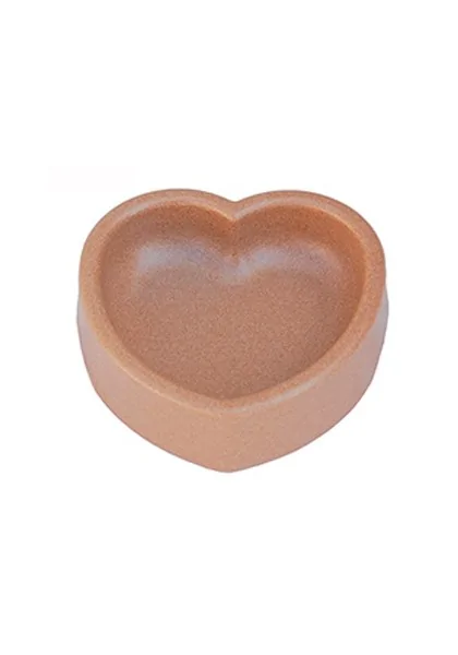 Comederos Gato,Perro  Bowl Bamboo Heart Verde