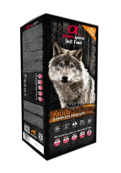 Comida Semi-húmeda Perro Adulto Alpha Spirit Alimento Semihúmedo Multiprotein 9kg (caja)