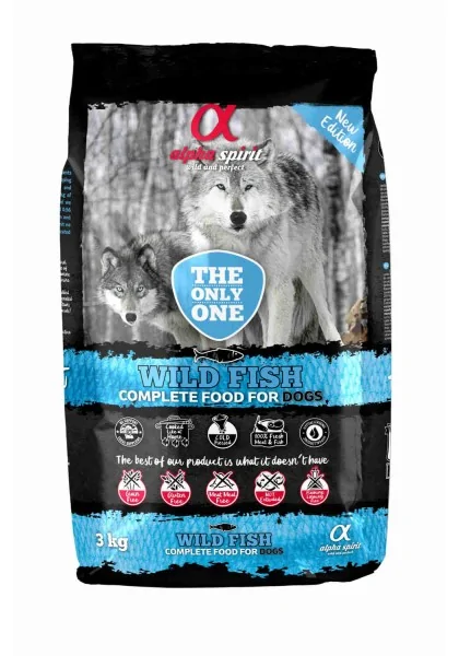 Comida Seca Perro Adulto,Mayor Alpha Spirit Only Wild Fish 3kg