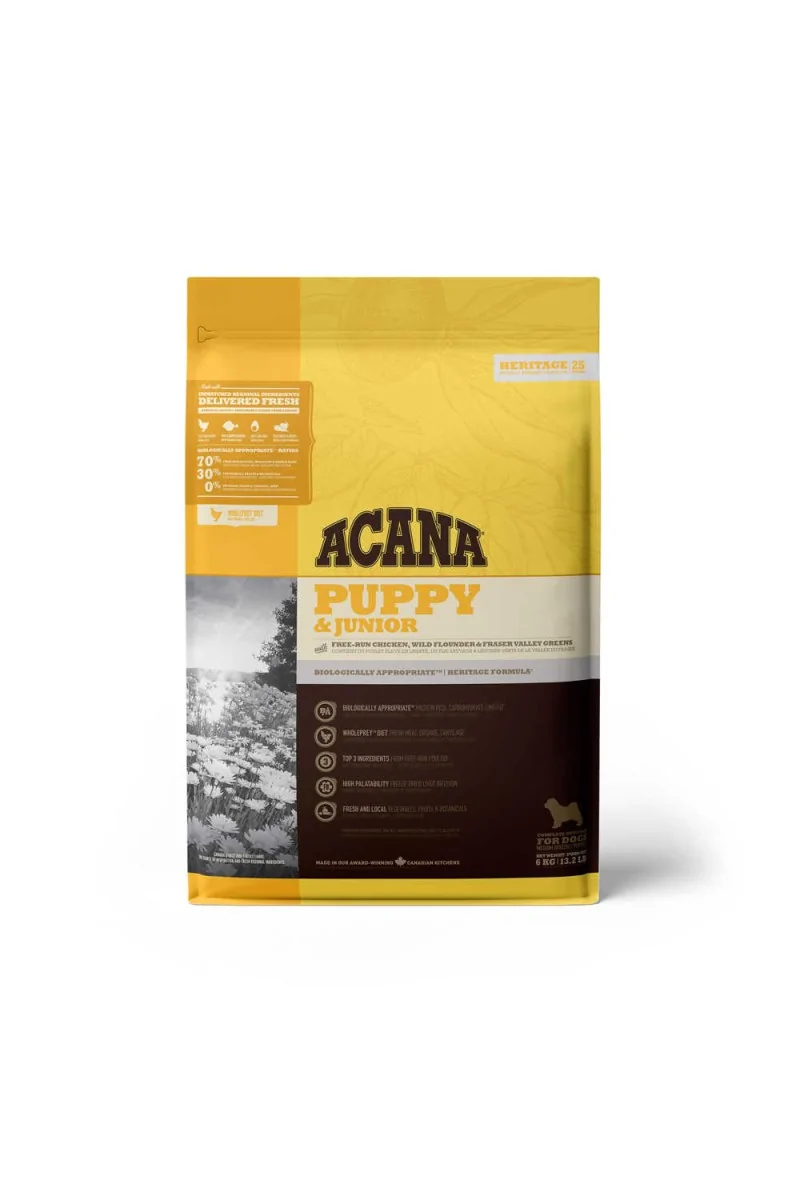 Comida Seca Perro Puppy Acana Puppy & Junior 6kg