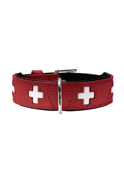 Collares Perro  *Collar Swiss Cuero Organic RJ/NG 32