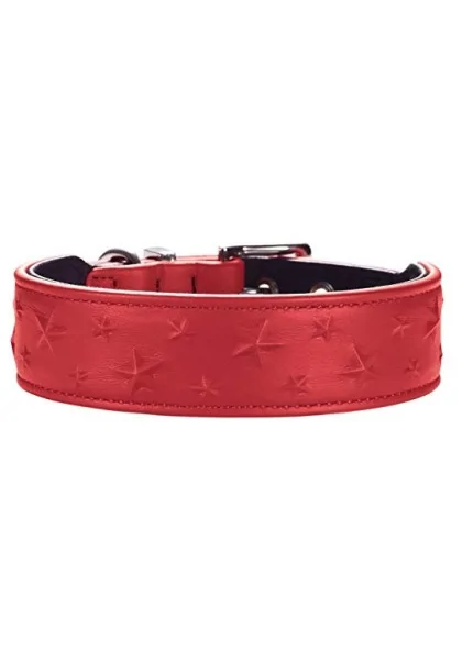 Collares Perro  *Collar Niq Relief Stars Nappa RJ/NG 60