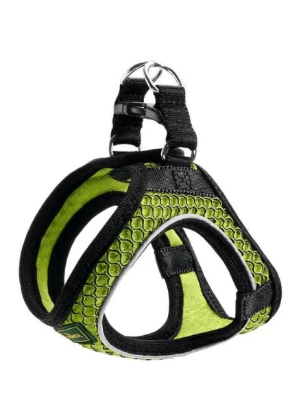 Arneses Perro  Harness Hilo Comfort XXS mesh, lime with refl. bise