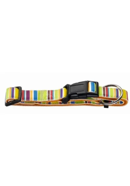 Collares Perro  *Collar Fancy Stripes Vario Basic Nylon Multicolo*