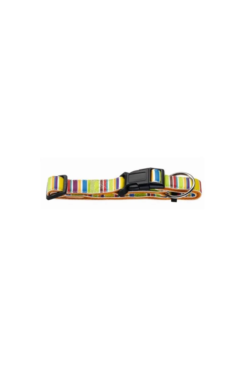 Collares Perro  *Collar Fancy Stripes Vario Basic Nylon Multicolo*