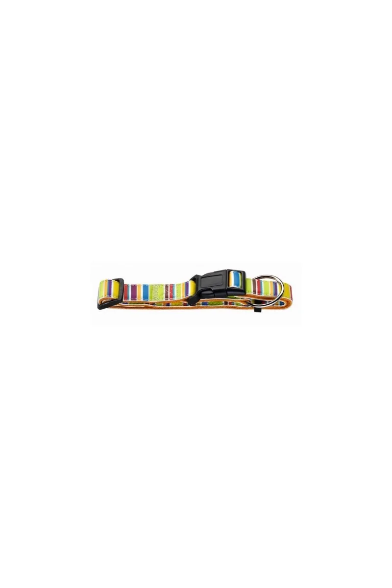 Collares Perro  *Collar Fancy Stripes Vario Plus Nylon Multicolor*