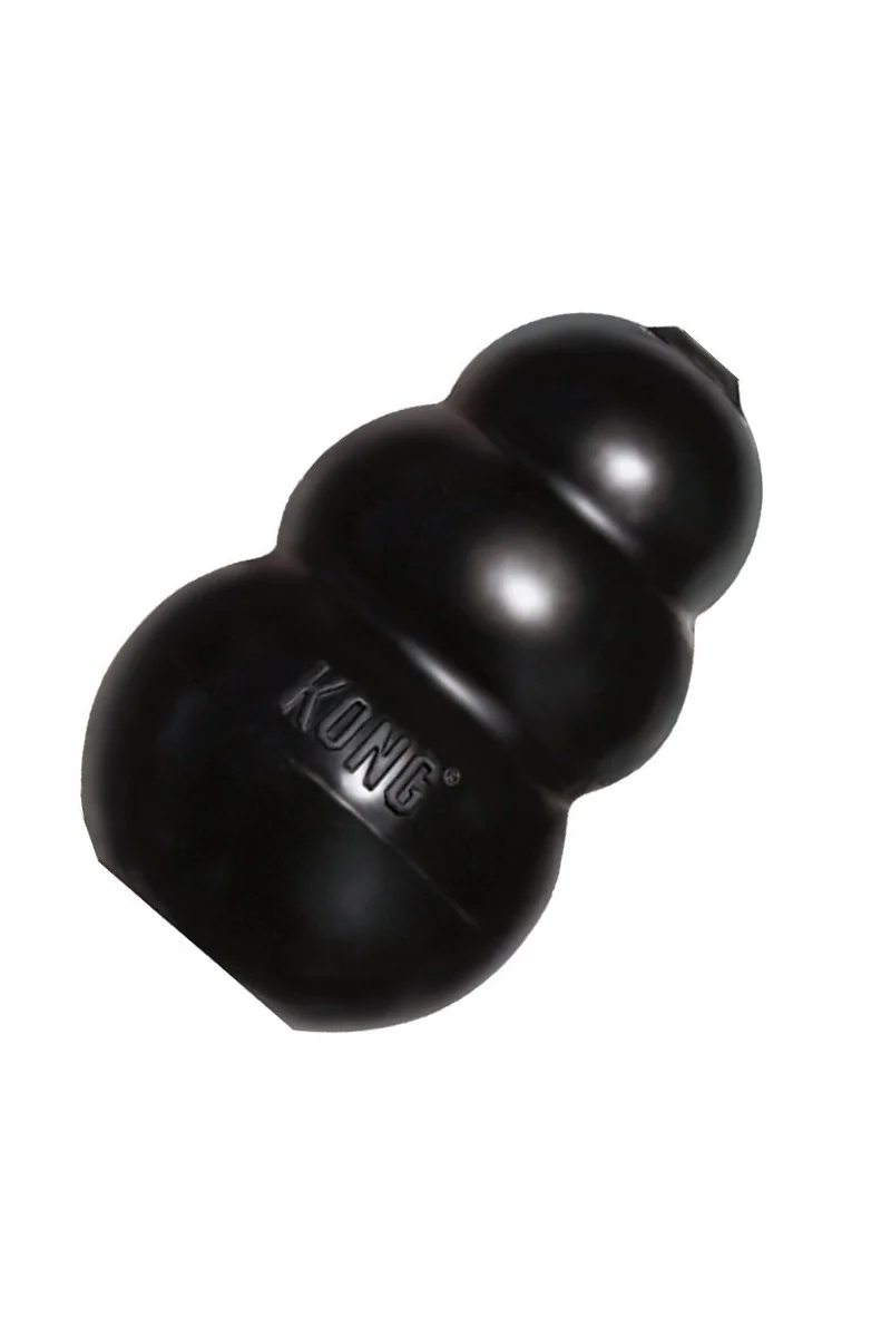 Juguetes Antiestres Perro  K2 Kong Extreme Negro T-M  (Perros De 5 A 15 K)